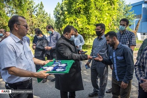  حضور کاروان زیر سایه خورشید در کارخانه صنایع چوب و کاغذ شهرستان ساری