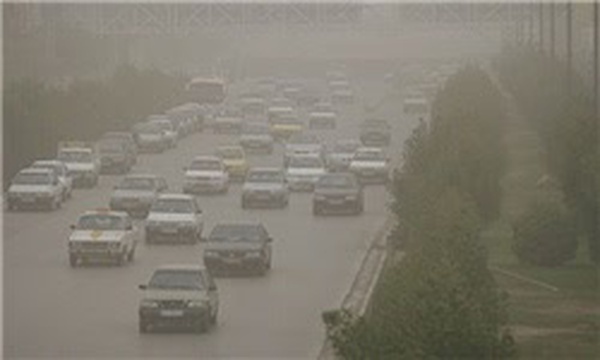 گرد و غبار غلیظ در اهواز