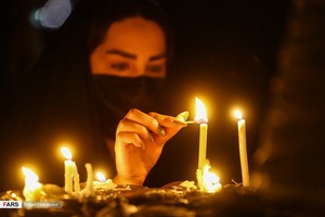 شام غریبان در جوار حرم حضرت معصومه (س)