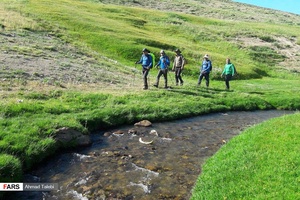 گردشگران منطقه کوهستانی سهند