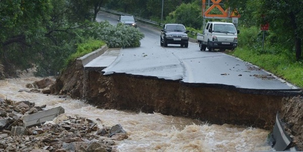  سیل و رانش زمین در کره جنوبی