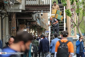 جابه‌جایی  کالا در بازار تهران