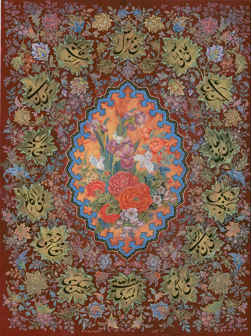 بازتاب زیبایی‌های اسلام در قاب هنر؛ نگارگر اصفهانی از رسالت هنری‌اش می‌گوید