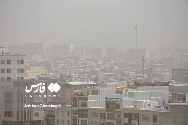 آلودگی هوای ازنجان از دریچه دوربین