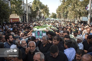 تشییع پیکر شهید «میرشکاری» در کلاله