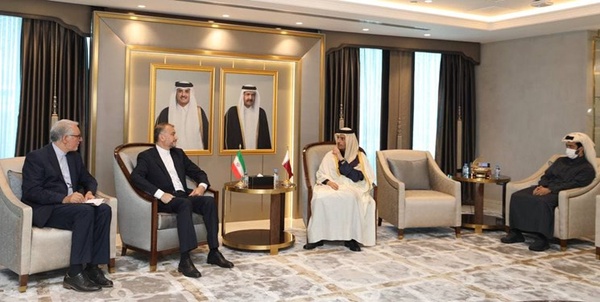 امیرعبداللهیان و وزیر خارجه قطر