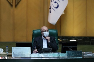 محمدباقر قالیباف رئیس مجلس شورای اسلامی در جلسه علنی مجلس/۱۵ تیر ۹۹
