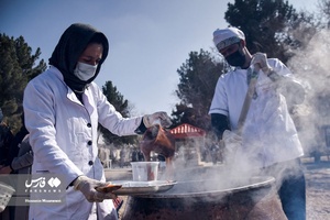 جشنواره سمنو پزان در بجنورد