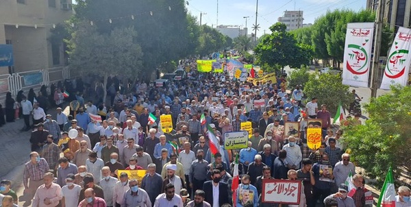 راهپیمایی ۱۳ آبان بوشهر 