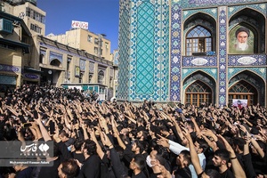 اجتماع عزاداران آقامرتضی علی(ع) در آستان مقدس امام زاده صالح(ع) تجریش 