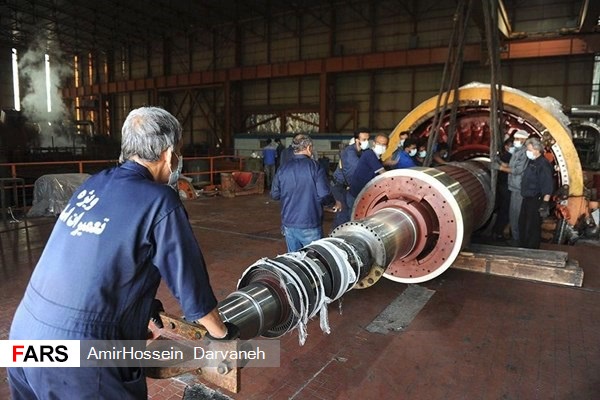 تعمیرات اساسی نیروگاه بندرعباس