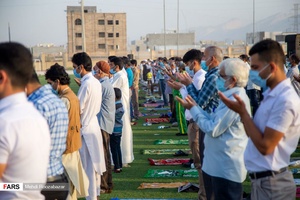 اقامه نماز بندگی در بندر کنگان