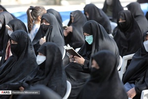 حضور بانوان در مراسم ترحیم سرلشگر شهید حجازی