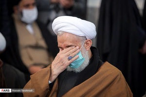 حضور حجت الاسلام کاظم صدیقی امام جمعه موقت تهران در مراسم وداع با پیکر آیت‌الله مصباح یزدی