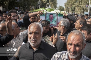 تشییع پیکر شهید «میرشکاری» در کلاله