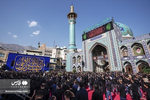 اجتماع عزاداران آقامرتضی علی(ع) در آستان مقدس امام زاده صالح(ع) تجریش 