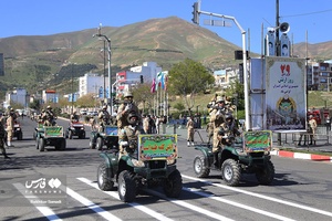 رژه «روز ارتش» در سنندج