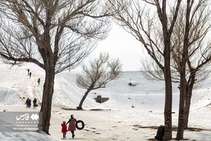 تیوپ سواری در دامنه کوه میشو