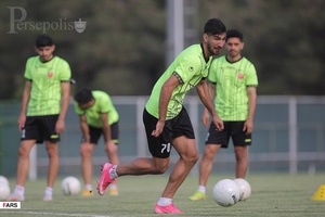 گزارش تصویری از تمرین تیم فوتبال پرسپولیس در کمپ تیم‌های ملی