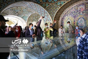 گردشگران نوروزی در کاخ گلستان 