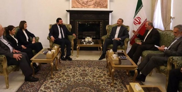 امیرعبداللهیان و رایان الکلدانی رئیس جنبش بابلیون