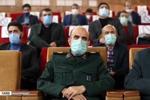 حضور سردار محمد عزیزی دلشاد رئیس اداره تحقیقات صنعتی ستادکل نیروهای مسلح در مراسم افتتاح شبکه رادیویی انقلاب