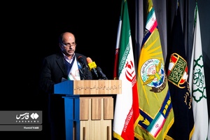 سخنرانی سردار محمدرضا حسنی آهنگر رئیس دانشگاه جامع امام حسین (ع) در آیین اختتامیه نخستین جشنواره ملی «ترجمان فتح»