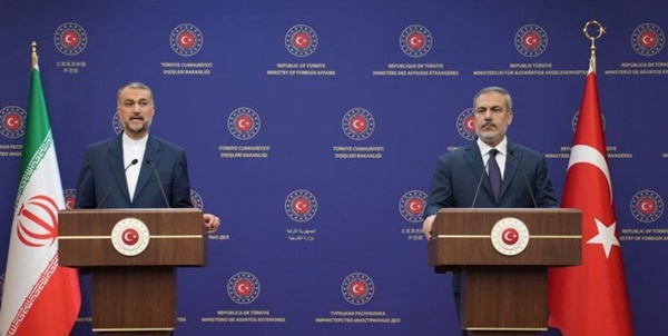 امیرعبداللهیان در نشست خبری با فیدان وزیر خارجه ترکیه