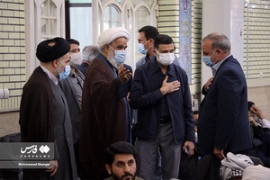 حضور دکتر محمد حسین سرمست ،رئیس دانشگاه علوم‌پزشکی اهواز در بزرگداشت مرحوم حجت‌الاسلام سید محسن شفیعی در اهواز