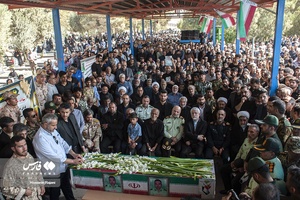 تشییع پیکر شهید «میرشکاری» در کلاله