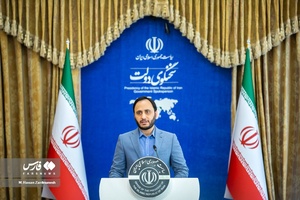 اولین نشست خبری علی بهادری جهرمی سخنگوی دولت در سال ۱۴۰۱