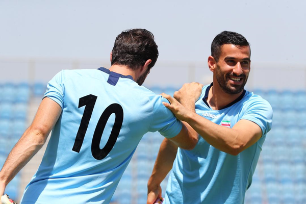 تمرین تیم ملی، احسان حاج صفی