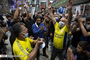 استقبال از ملی پوشان تیم ملی کشتی آزاد 