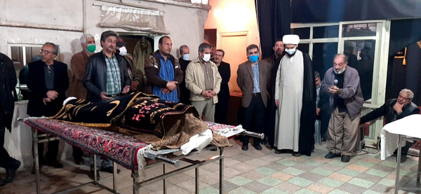 تشییع محمدحسین عباس میرزایی پیرغلام امام حسین