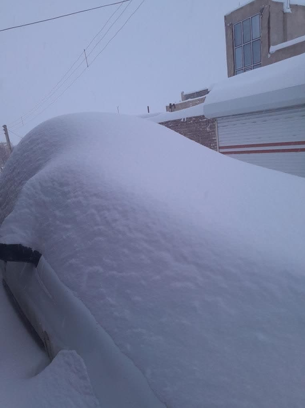 بارش برف- ورزقان- تبریز