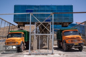  سایت دفن زباله برمشور شيراز