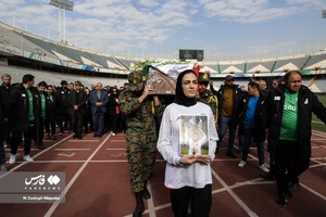 وداع با «ملیکا محمدی» در ورزشگاه آزادی