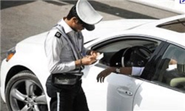 جریمه پلیس تخلف رانندگی