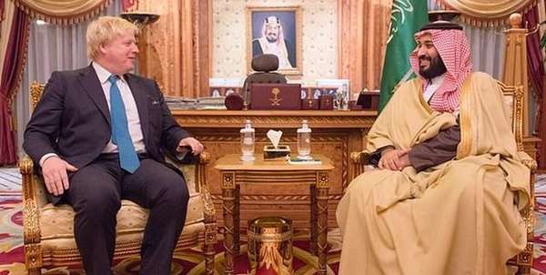 جانسون و بن سلمان