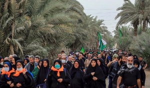 پیاده‌روی زائران اربعین حسینی