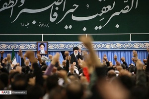 دیدار رهبر معظم  انقلاب با مردم آذربایجان شرقی