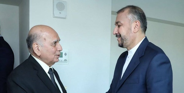 امیرعبداللهیان و فؤاد حسین وزیر خارجه عراق