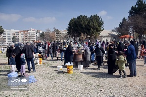 جشنواره سمنو پزان در بجنورد