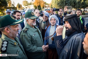 سردار پاکپور فرمانده نیروی زمینی سپاه در مراسم افتتاح 4150 پروژه عمرانی و محرومیت‌زدایی نیروی زمینی سپاه