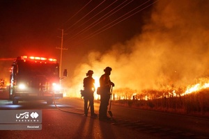 کالیفرنیای آمریکا در آتش 