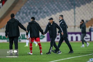 پایان دیدار پرسپولیس و آلومینیوم اراک از هفته هجدهم ورزشگاه آزادی