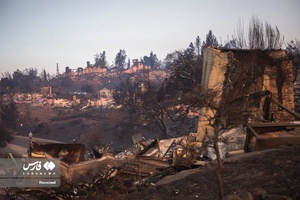 کالیفرنیای آمریکا در آتش 