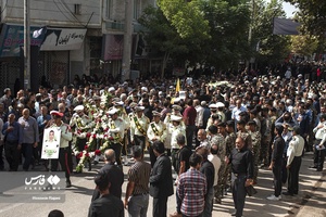 تشییع پیکر شهید «میرشکاری» در کلاله