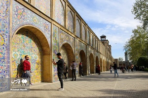 گردشگران نوروزی در کاخ گلستان 