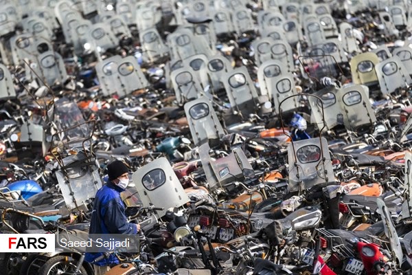 موتورسیکلت‌های رهاشده